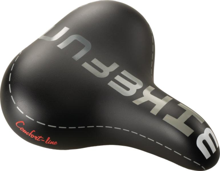 Nyereg BIKEFUN VENEZIA gél Comfort Line női fekete VL-8111S — 2