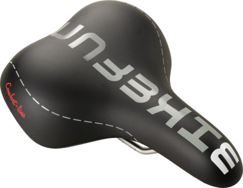 Nyereg BIKEFUN SEVILLA gél Comfort Line női fekete - VL-6105 — 2