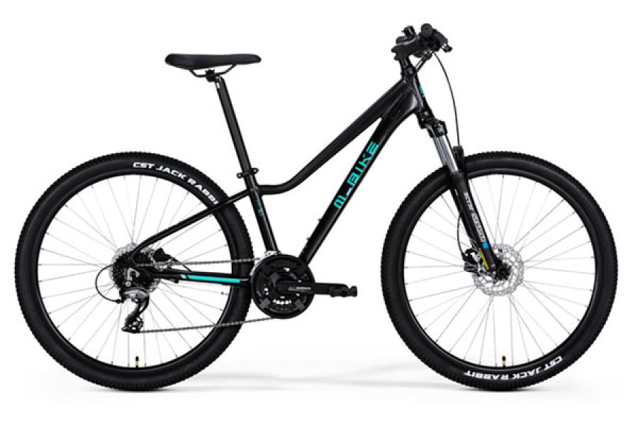 M-BIKE EMI 27,5-15D fekete matt/kék ívelt váz — 2