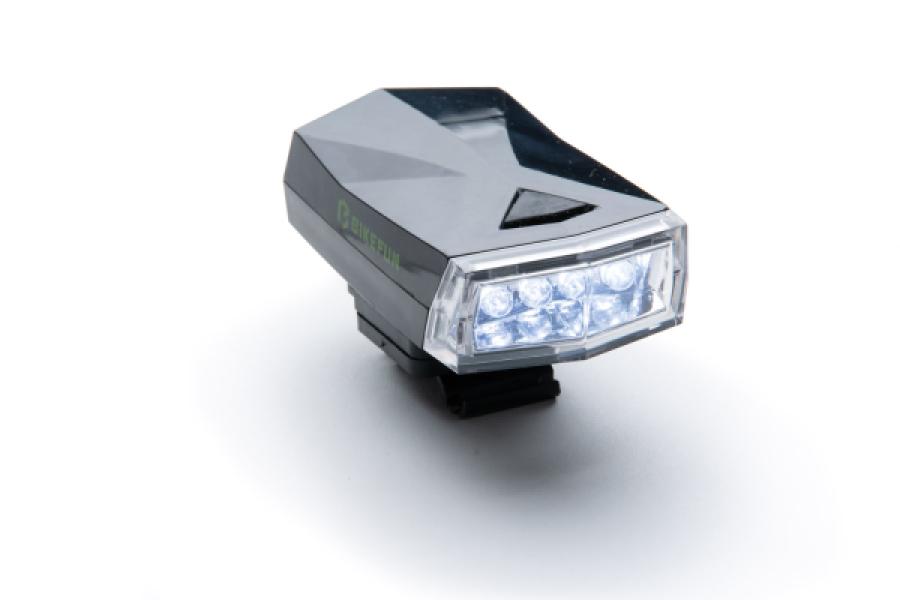 Lámpa BIKEFUN SQUARE első 4 fehér LED, 3 f - JY-585B — 2