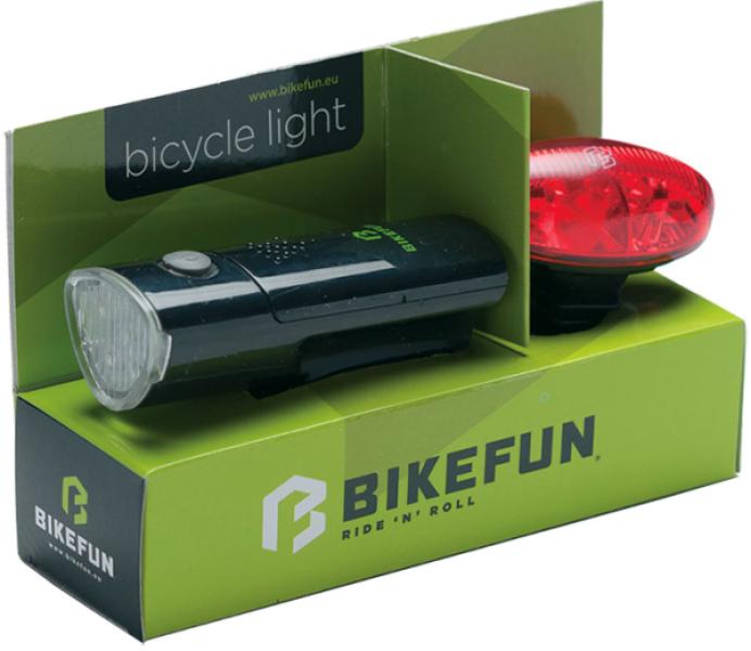 Lámpa BIKEFUN LINK szett E+H 5+4 LED - JY-369+JY-388R — 2