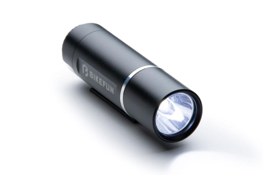 Lámpa BIKEFUN SOLAR 3 első 1W fehér LED, 2 funkció - JY-246-3W — 2