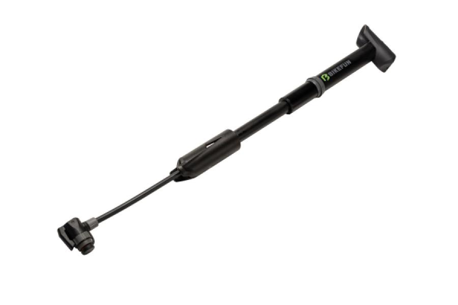 Pumpa BIKEFUN TEMPEST MTB mini alu, fekete — 4