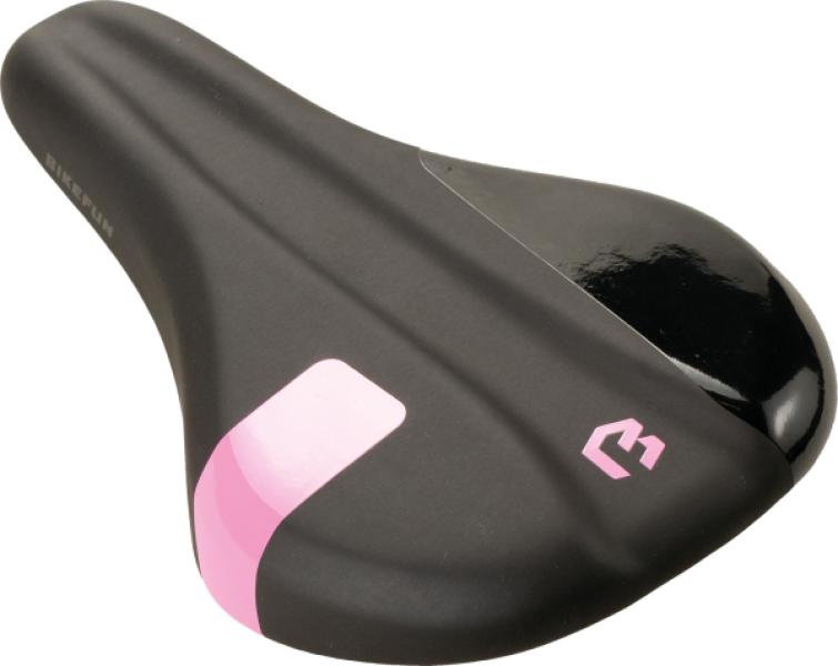 Nyereg BIKEFUN CHAMPION GIRL junior, fekete-pink — 4