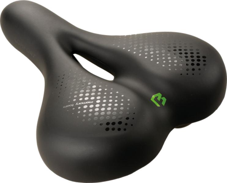 Nyereg BIKEFUN SIENA Comfort trekking fekete Memory Foam — 4