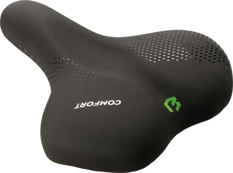 Nyereg BIKEFUN GENEVE comfort trekking női fekete Memory Foam — 4