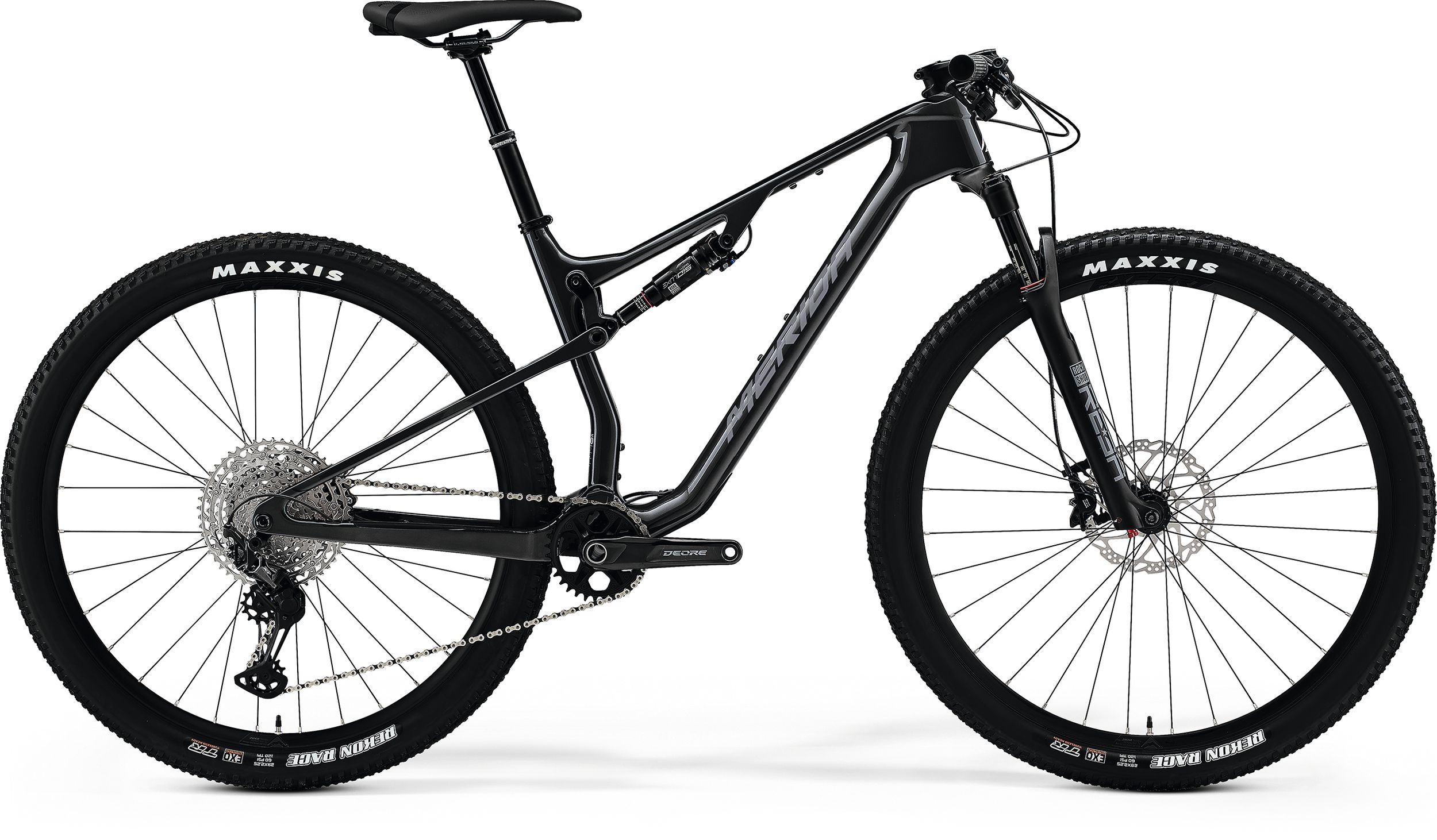 MERIDA NINETY-SIX RC XT III2 SÖTÉTEZÜST (FEKETE/EZÜST)