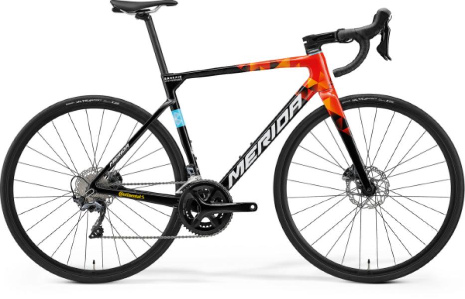 VÁZ MERIDA 2022 SCULTURA 5000 - SZETT S piros/fekete (TEAM-REPLICA) — 2