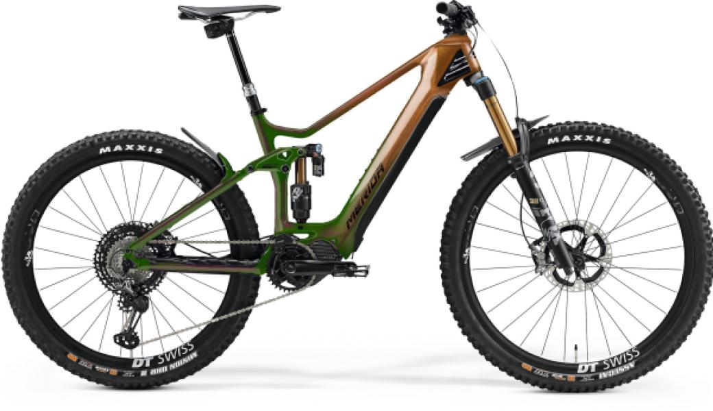 MERIDA 2022 eONE-SIXTY 10K M(44) METÁL BARNA/ZÖLD — 2