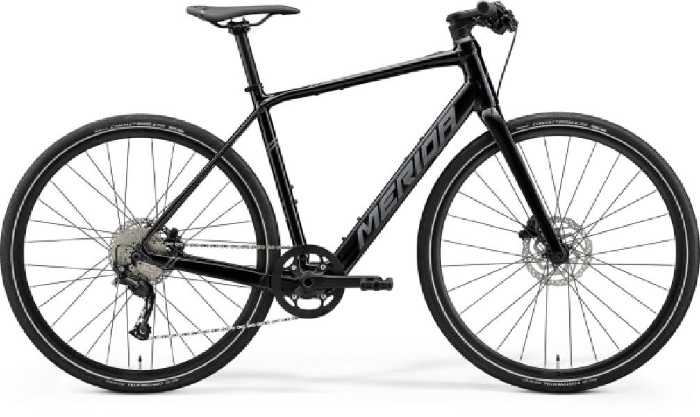MERIDA 2022 eSPEEDER 200 S(49) FÉNYES FEKETE (MATT SZÜRKE) — 2