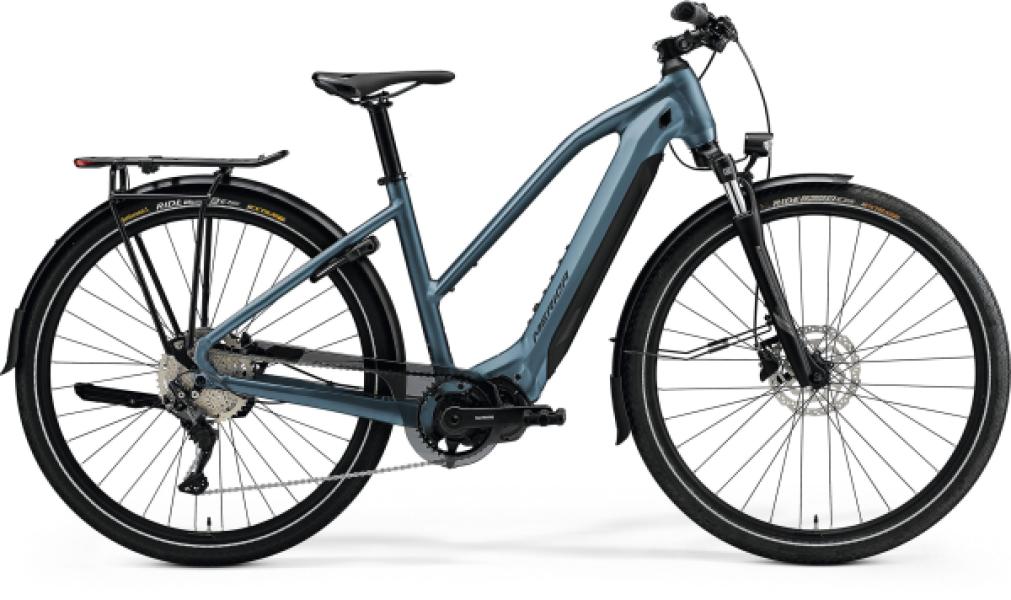 MERIDA 2022 eSPRESSO 500 EQ NŐI XS(43L) SELYEM ACÉLKÉK (FEGYVERSZÜRKE) — 2