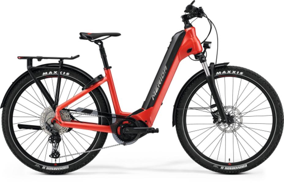 MERIDA 2022 eSPRESSO CC 675 EQ XS(38) SELYEM PIROS (FEKETE) — 2
