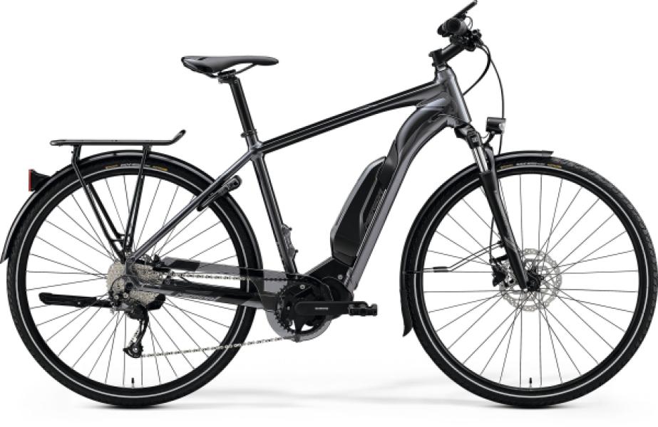 MERIDA 2022 eSPRESSO 300SE EQ 504Wh S(47) SÖTÉTEZÜST (FEKETE) — 2