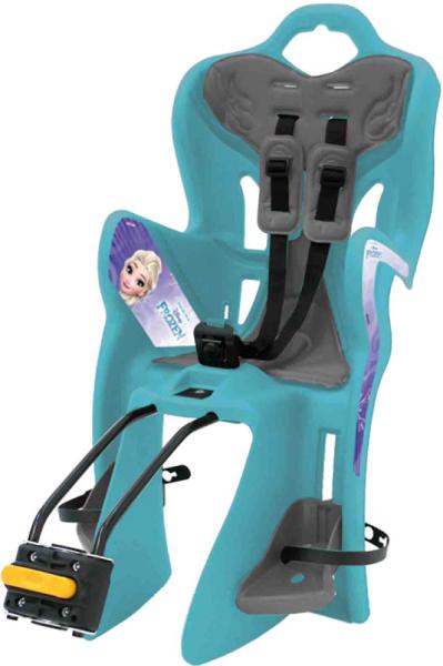 Gyermekülés BIKEFUN B-ONE FROZEN Standard hátsó DISNEY, vázra — 2