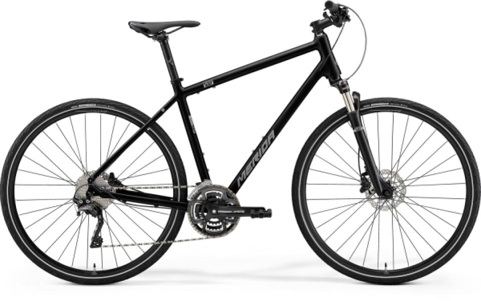 MERIDA CROSSWAY 500 FÉNYES FEKETE (MATT EZÜST)