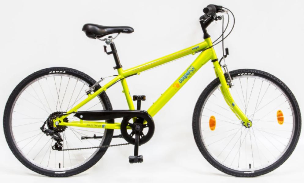 KERÉKPÁR GYERMEK CSEPEL MUSTANG 24" 6 sebességes  ZÖLD ÚJ MODELL!