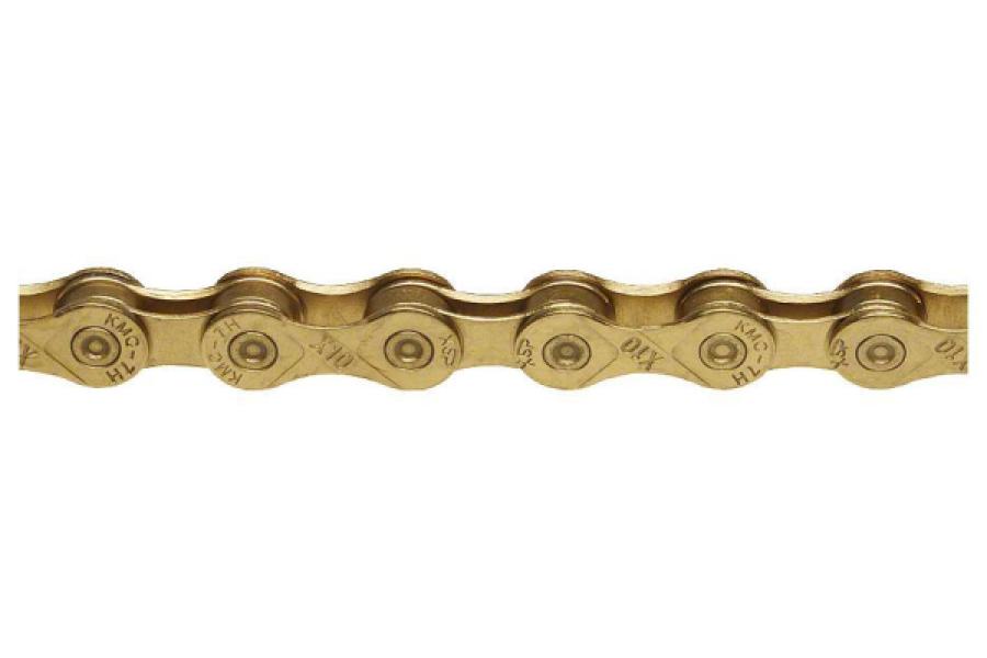 Lánc KMC X10 arany 1/2x1/128 112L — 4
