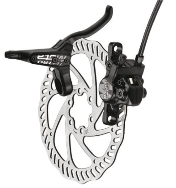 Tárcsafék TEKTRO MOTA első fekete 160 mm rotor — 2