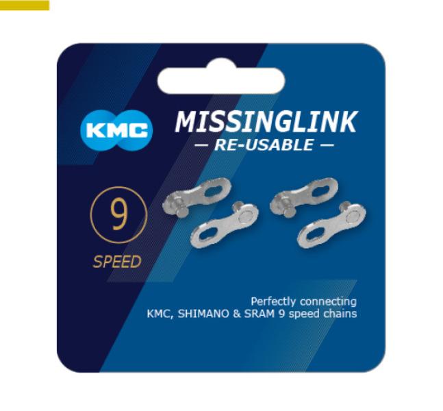 Lánc patentszem  KMC MISSINGLINK patentszem 1,1/128" 9 speed CL566R — 2