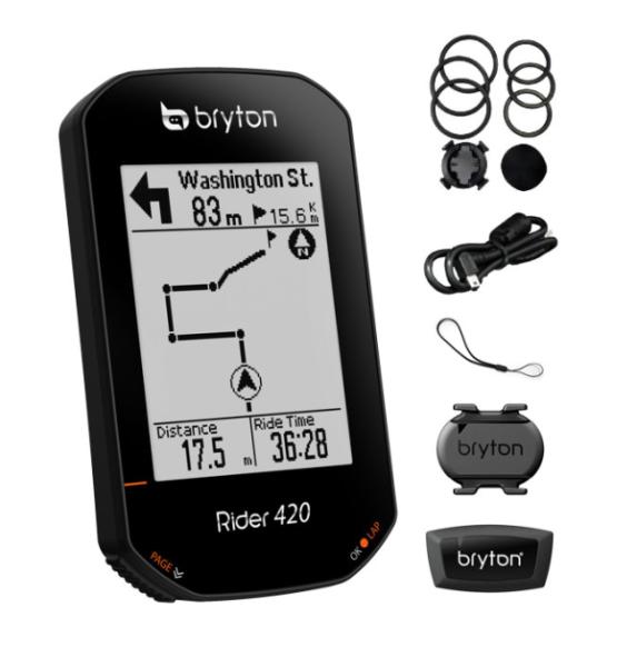 Computer BRYTON RIDER 420T GPS szett (CAD+HRM) — 3