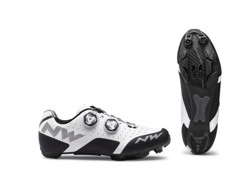 Cipő NORTHWAVE MTB REBEL 40,5 fehér — 3