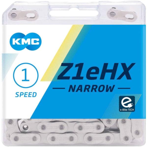 Lánc KMC Z1EHX-N agyváltóhoz 1/2x3/32 112L ezüst (Z610H) — 7