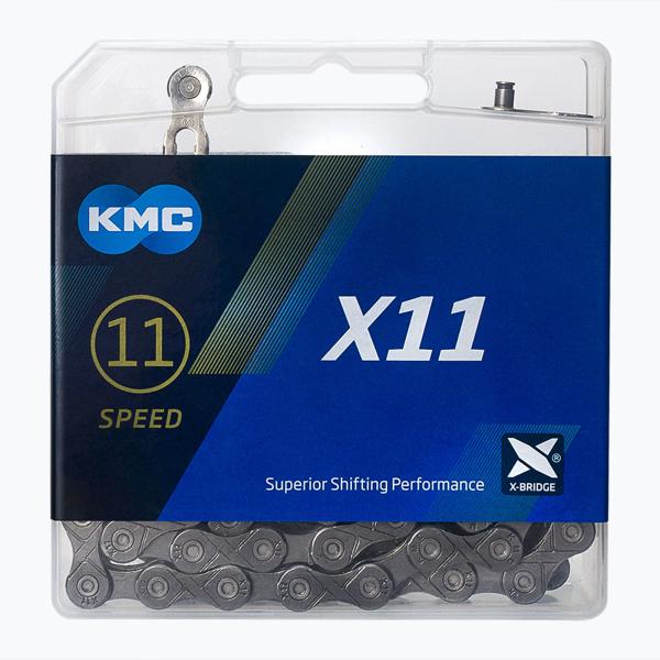 Lánc KMC X11 11s 1/2 x 11/128 118L szürke — 4