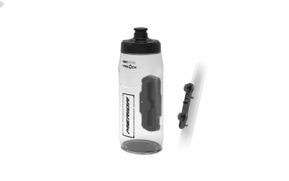Kulacs MERIDA SWIVEL/FIDLOCK 620ml átlátszó kulacs+adapter — 4