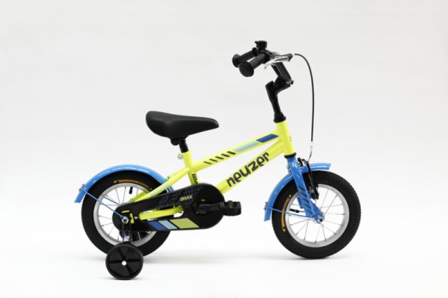 NEUZER BMX 16" FIÚ KERÉKPÁR  SÁRGA-KÉK/FEKETE