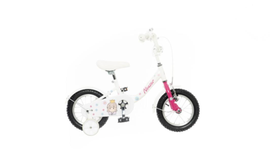 NEUZER BMX 14"LÁNY KERÉKPÁR FEHÉR- PINK HERCEGNŐ