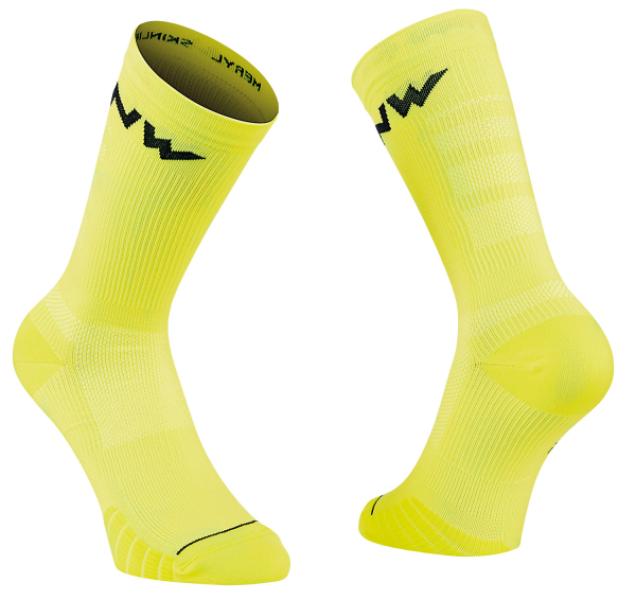 Zokni NORTHWAVE EXTREME PRO S (36-39) fluo sárga/fekete — 3