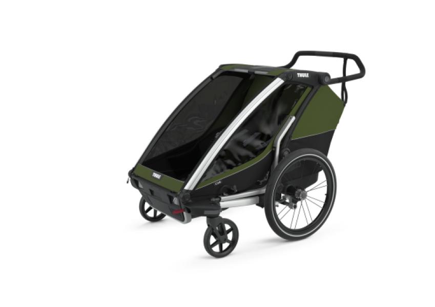 Utánfutó THULE CHARIOT CAB 2 citruszöld — 3