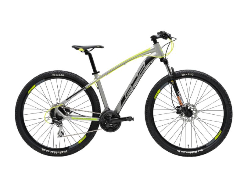 KERÉKPÁR MTB ADRIATICA WING RS 29" szürke-sárga vázméret 42 cm/16" — 3