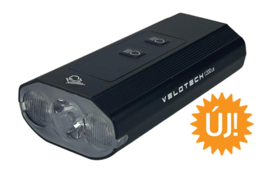 VELOTECH PRO 1200 LUMEN BELSŐ AKKUMULÁTOROS ELSŐ LÁMPA BEÉRKEZÉS: 2026.01.26.