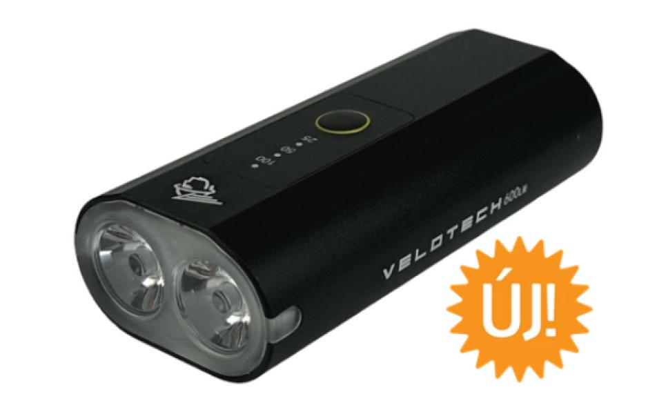 LÁMPA ELSŐ  VELOTECH PRO 600 LUMEN