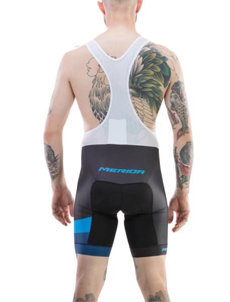 Nadrág MERIDA CX DESIGN rövid XL fekete/kék kantáros - 740566-422 — 6