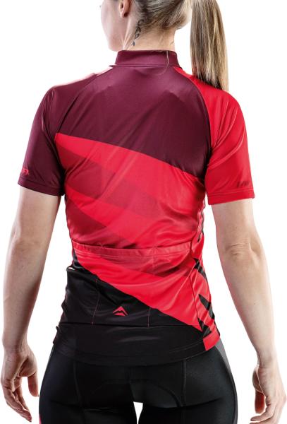 Mez MERIDA CX DESIGN rövid végig zipzár női piros-fekete - 740266-422 — 6