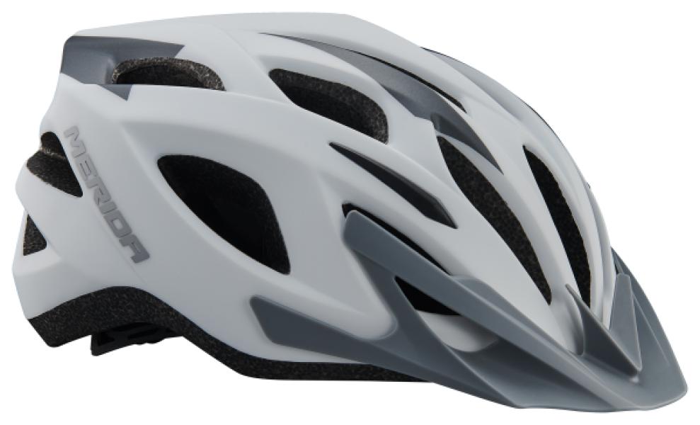Fejvédő MERIDA CHARGER L matt fehér/szürke (58-63cm) - 21 szellőző — 3
