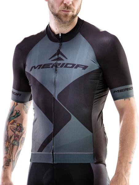 Mez MERIDA RHOMBAE DESIGN rövid 435 XXL SZÜRKE fekete végig cipzár - 15512T0435 — 5