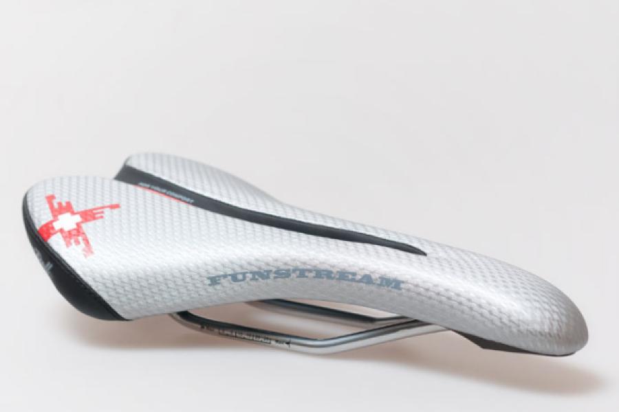Nyereg BIKEFUN LUGANO MTB/Road szürke - VL-1421 — 3