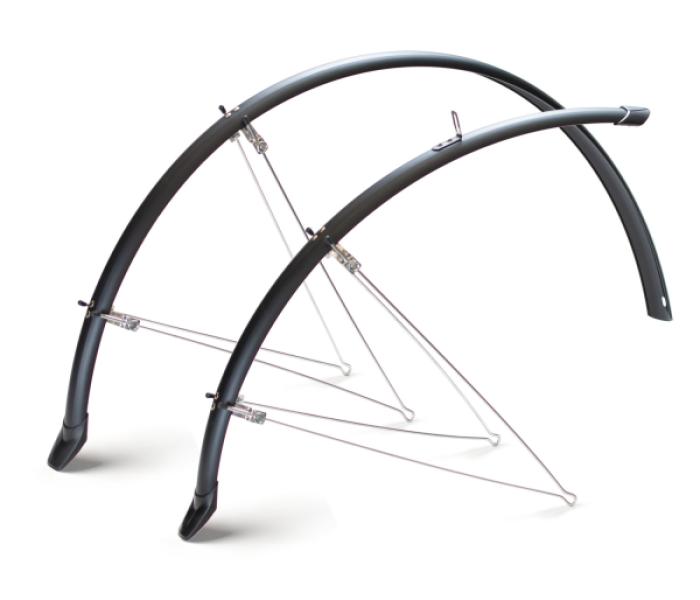 Sárvédő BIKEFUN WRAP ROAD alu plastic fekete - SG31B — 3