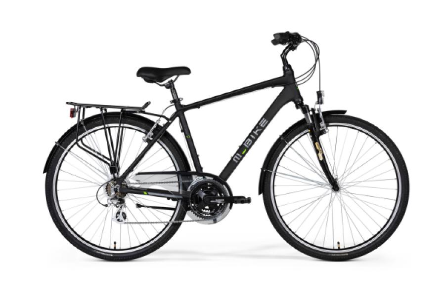 M-BIKE T_BIKE 9.1 FFI, MATT FEKETE ZÖLD, 45cm, 28" — 3