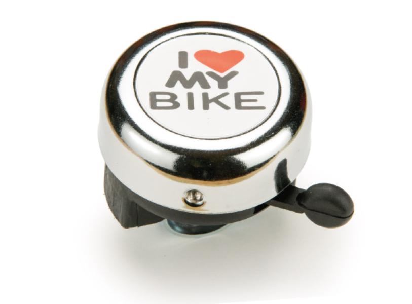 Csengő BIKEFUN I love ezüst - NH-B610SPE — 3