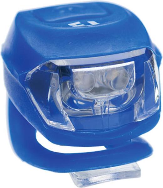 Lámpa BIKEFUN PIXIE hátsó 2 piros LED 2 funkció, szilikon, kék - JY-267T-2B-BLUE — 3