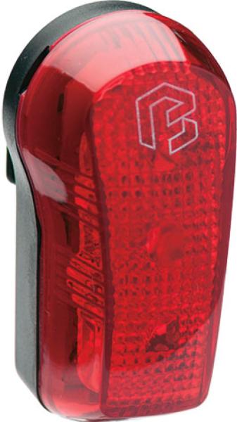 Lámpa BIKEFUN SQUARE 3 hátsó, 3 piros LED, 2 funkció - JY-173T — 3