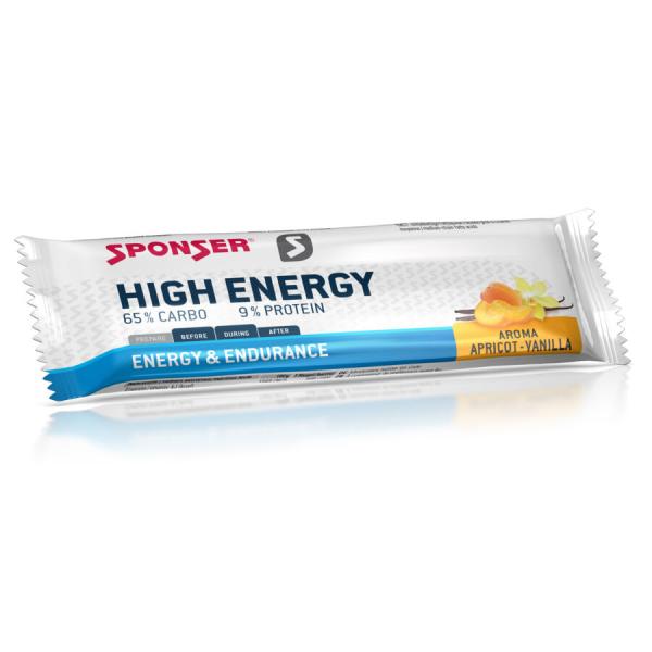 SPONSER HIGH ENERGY ENERGIA SZELET SÁRGABARCK-VANILIA