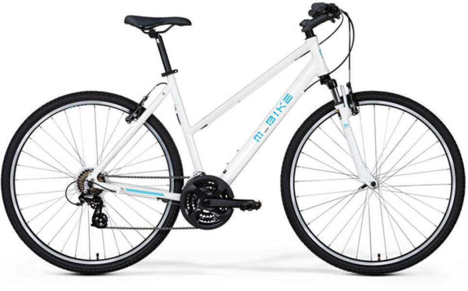 M-BIKE CRS-10V női, fehér/kék, 46CM — 3