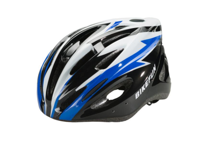 Fejvédő BIKEFUN COBBER fekete/kék - HB25-BB — 15