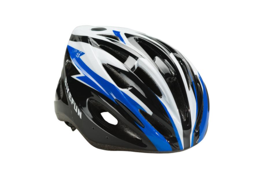 Fejvédő BIKEFUN COBBER fekete/kék - HB25-BB — 18