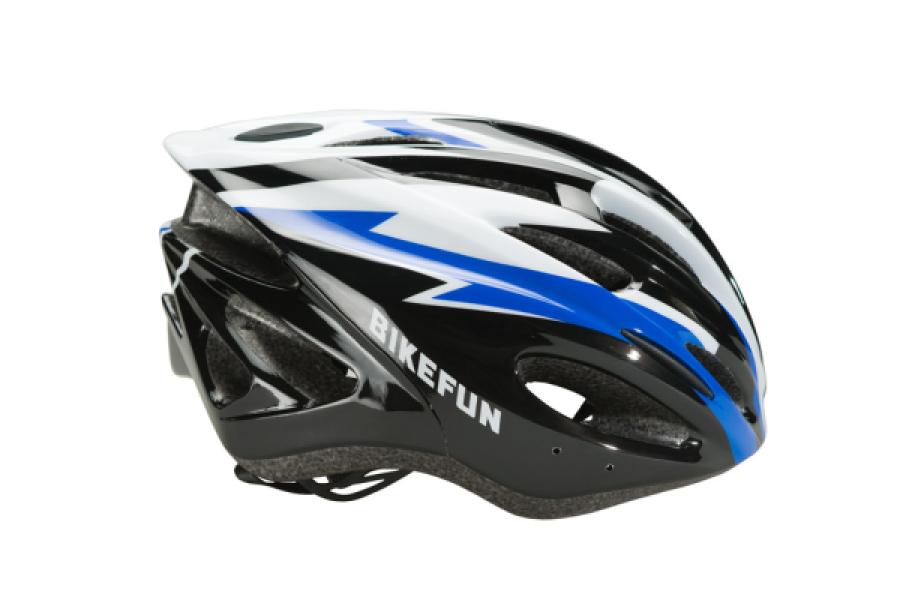 Fejvédő BIKEFUN COBBER fekete/kék - HB25-BB — 19